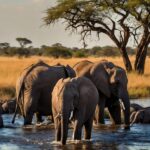 Olifanten in Zuid-Afrika